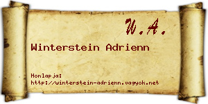 Winterstein Adrienn névjegykártya